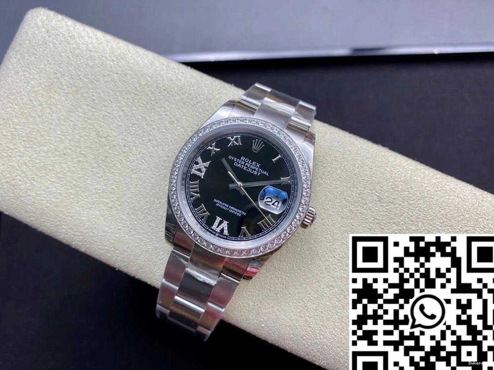 Factory Diamond-set Datejust 36MM Bezel EW Rolex 0204